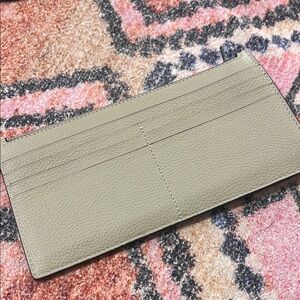 Coach Taupe Long Wallet